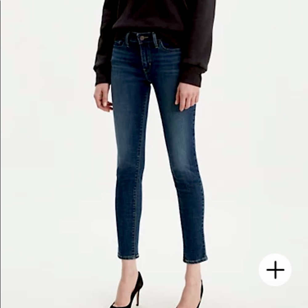LEVI’S Slim fit JEAN’S 511 Dark wash stretch ankle Jean’s Sz 26 mid-rise Skinny - Picture 3 of 16